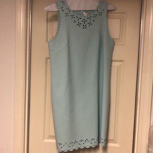 J Crew scalloped edge dress, 12